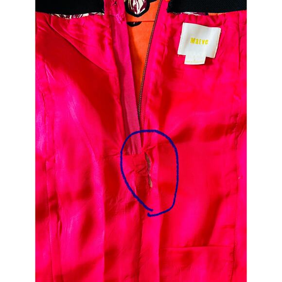 Maeve By Anthropologie Salinas Pencil Skirt Size 0 Preppy Floral Fun - Picture 3 of 8